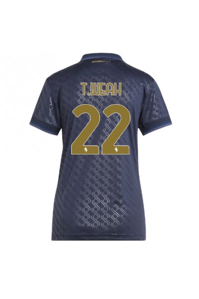 Fotbalové Dres Juventus Timothy Weah #22 Dámské Třetí Oblečení 2024-25 Krátký Rukáv Fotbalové Dres Juventus Timothy Weah #22 Dámské Třetí Oblečení 2024-25 Krátký Rukáv